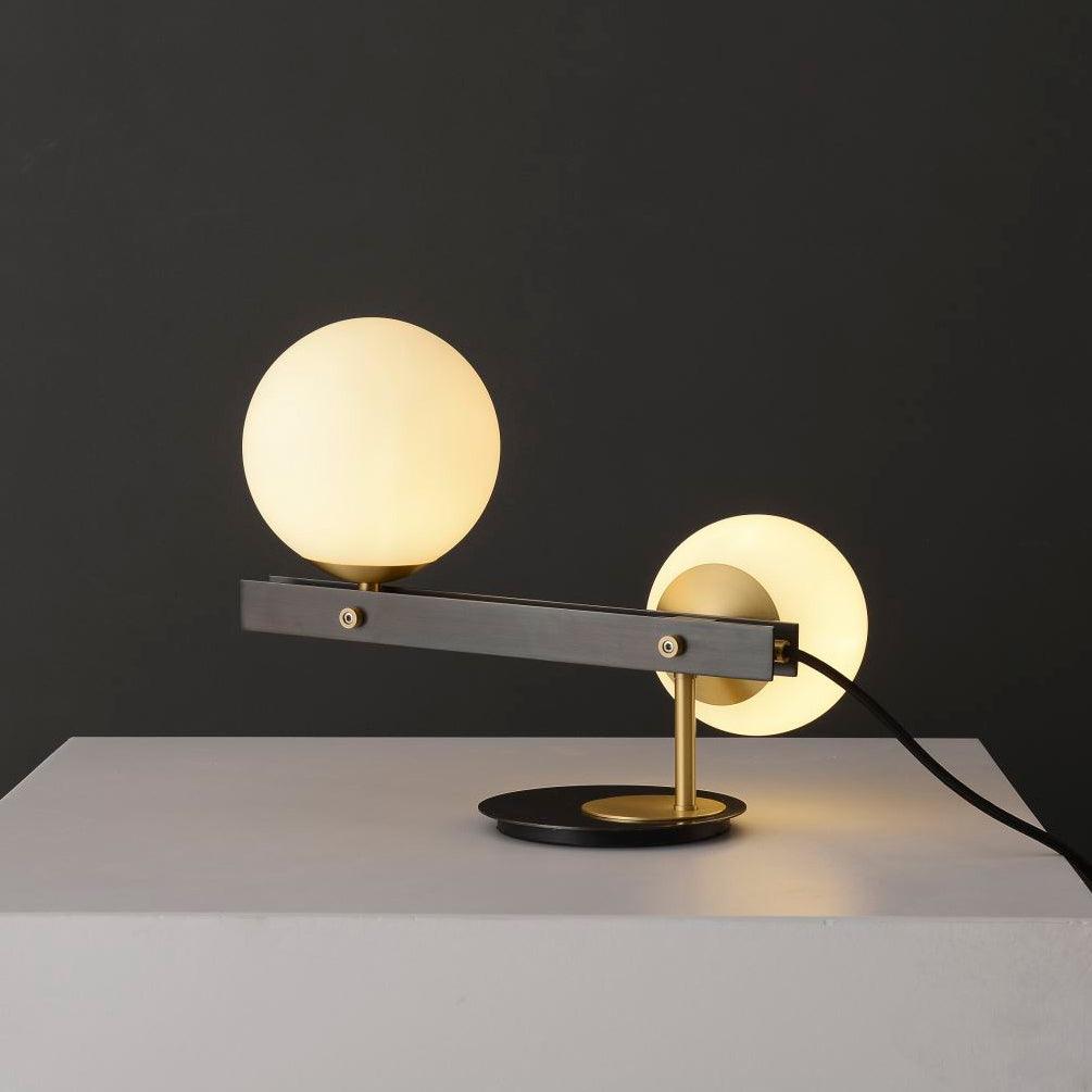 Planeta Table Lamp by Tavilume - glass small table lamp, view 1