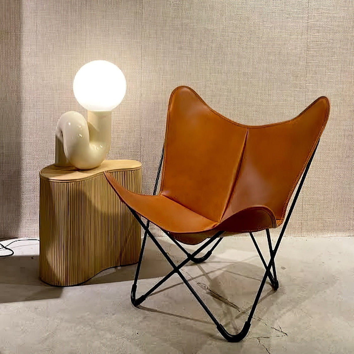 Playful N Shape Table Lamp by Tavilume - glass medium table lamp, view 12