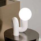 Playful N Shape Table Lamp by Tavilume - glass medium table lamp, view 17