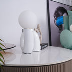 Playful N Shape Table Lamp by Tavilume - glass medium table lamp, view 14