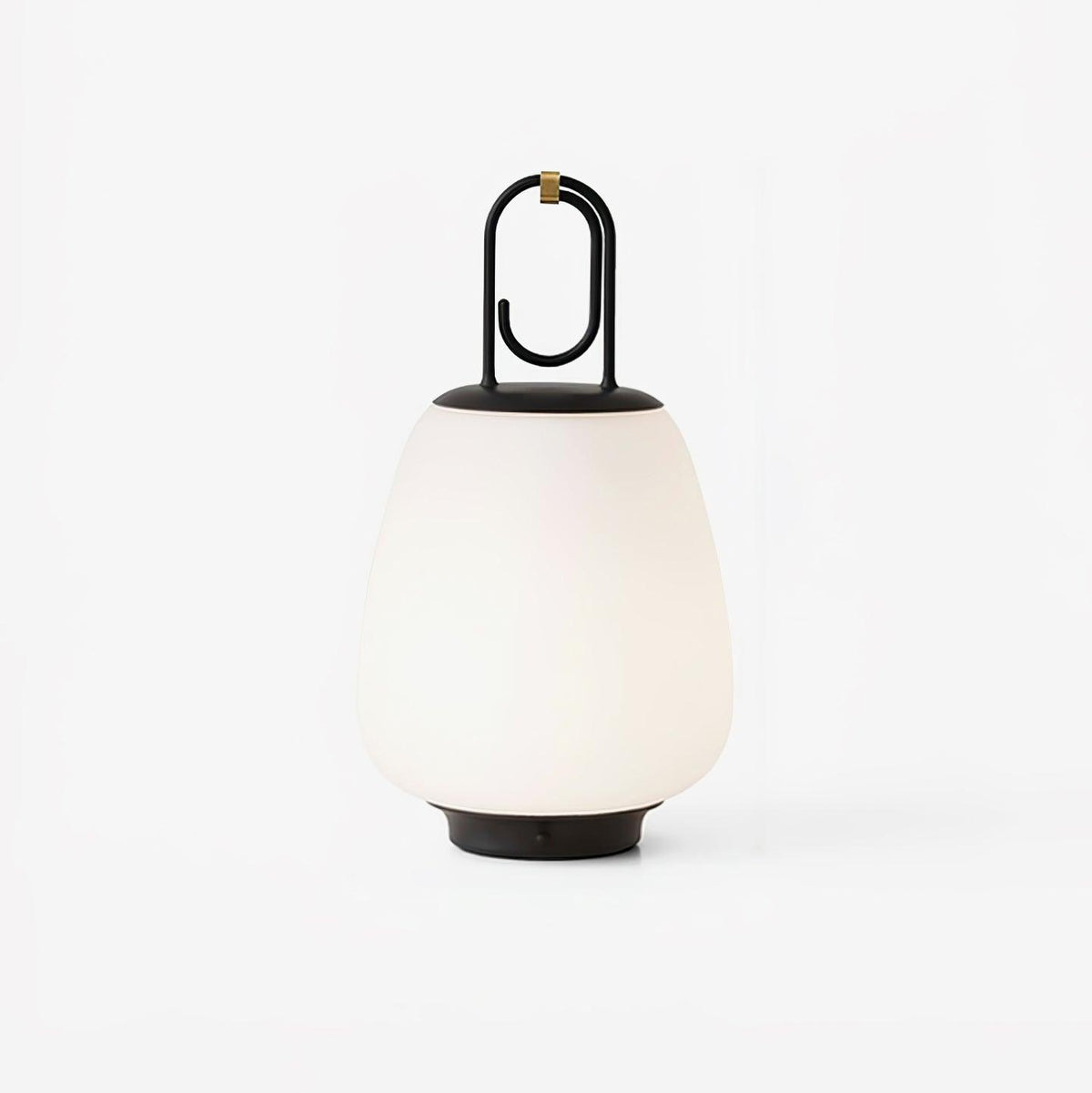 Portable Lantern USB-Powered Table Lamp by Tavilume - glass small table lamp, view 2