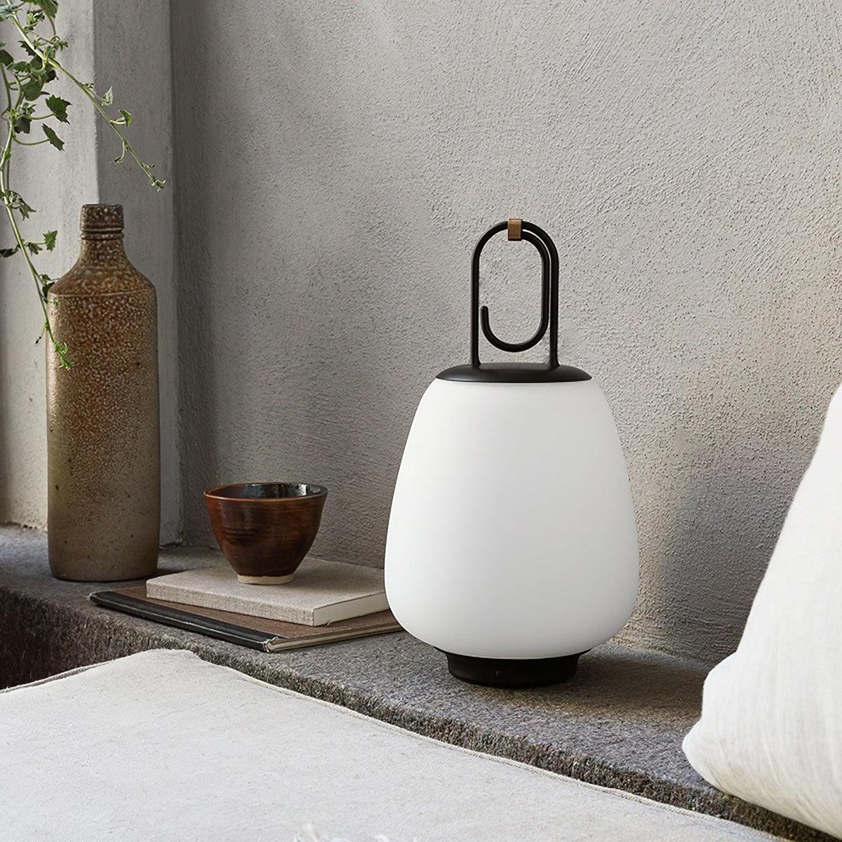 Hyggelite Lantern Table Lamp by Tavilume - glass small table lamp, view 19