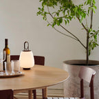 Portable Lantern USB-Powered Table Lamp by Tavilume - glass small table lamp, view 5