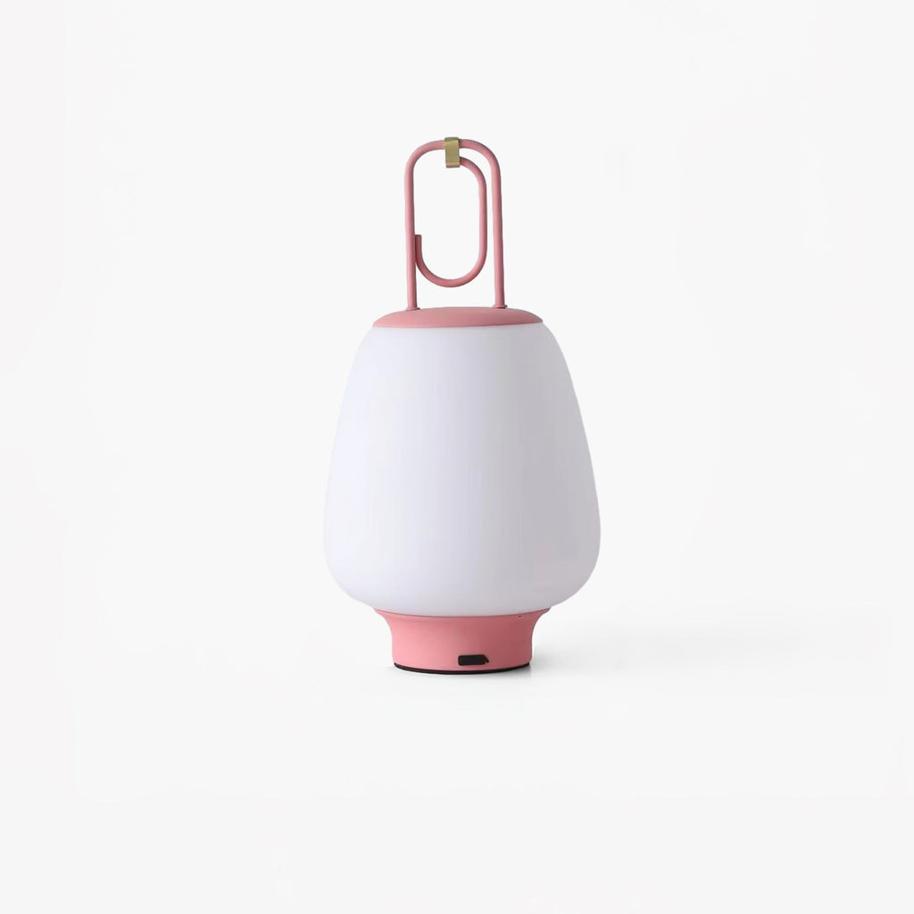 Portable Lantern USB-Powered Table Lamp by Tavilume - glass small table lamp, view 6