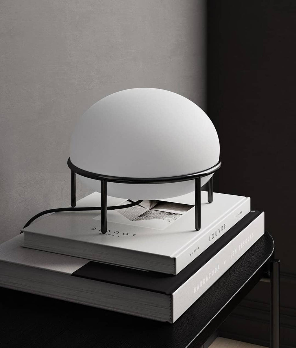 Pump Table Lamp by Tavilume - glass small table lamp, view 25
