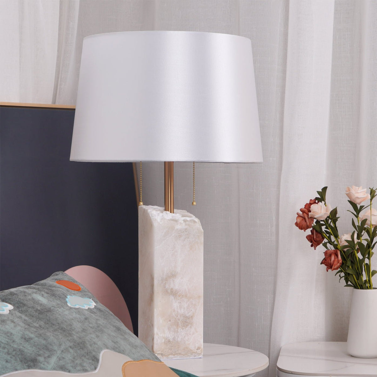 Raw Alabaster Accent Table Lamp by Tavilume - alabaster medium table lamp, view 31