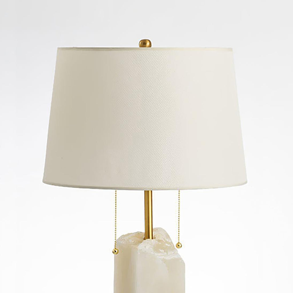 Raw Alabaster Accent Table Lamp by Tavilume - alabaster medium table lamp, view 13