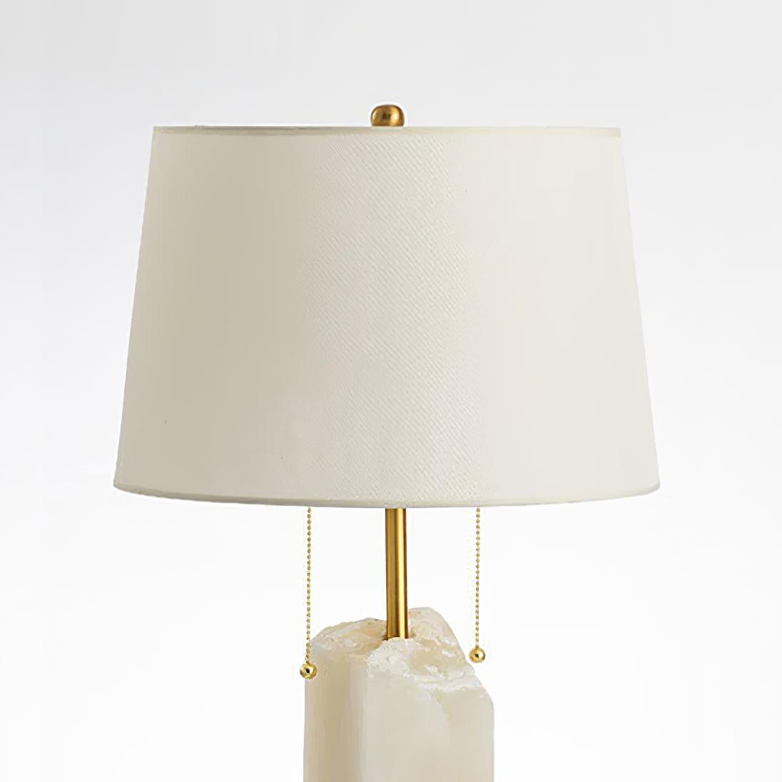 Raw Alabaster Accent Table Lamp by Tavilume - alabaster medium table lamp, view 13