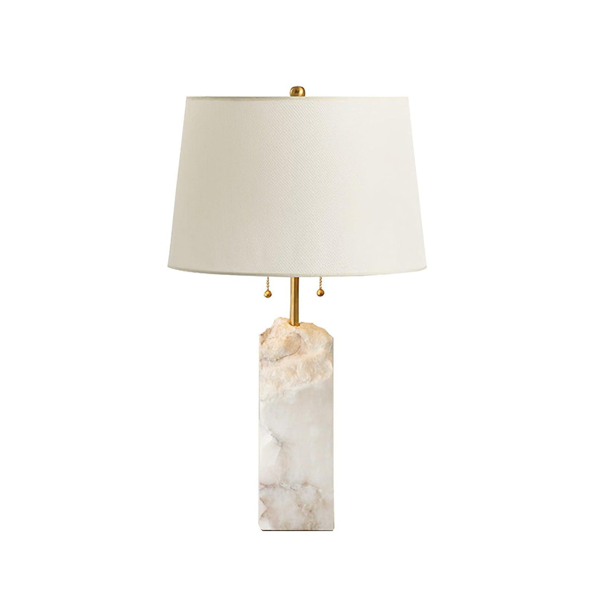 Raw Alabaster Accent Table Lamp by Tavilume - alabaster medium table lamp, view 6