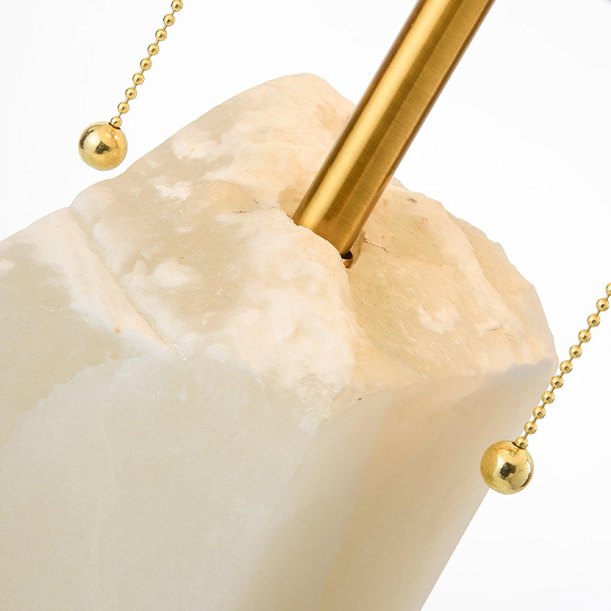 Raw Alabaster Accent Table Lamp by Tavilume - alabaster medium table lamp, view 8