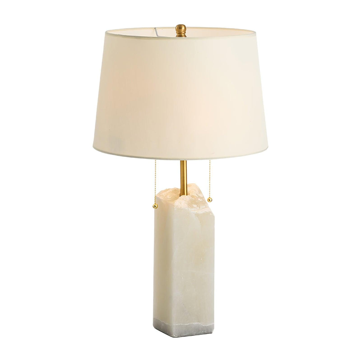 Raw Alabaster Accent Table Lamp by Tavilume - alabaster medium table lamp, view 12