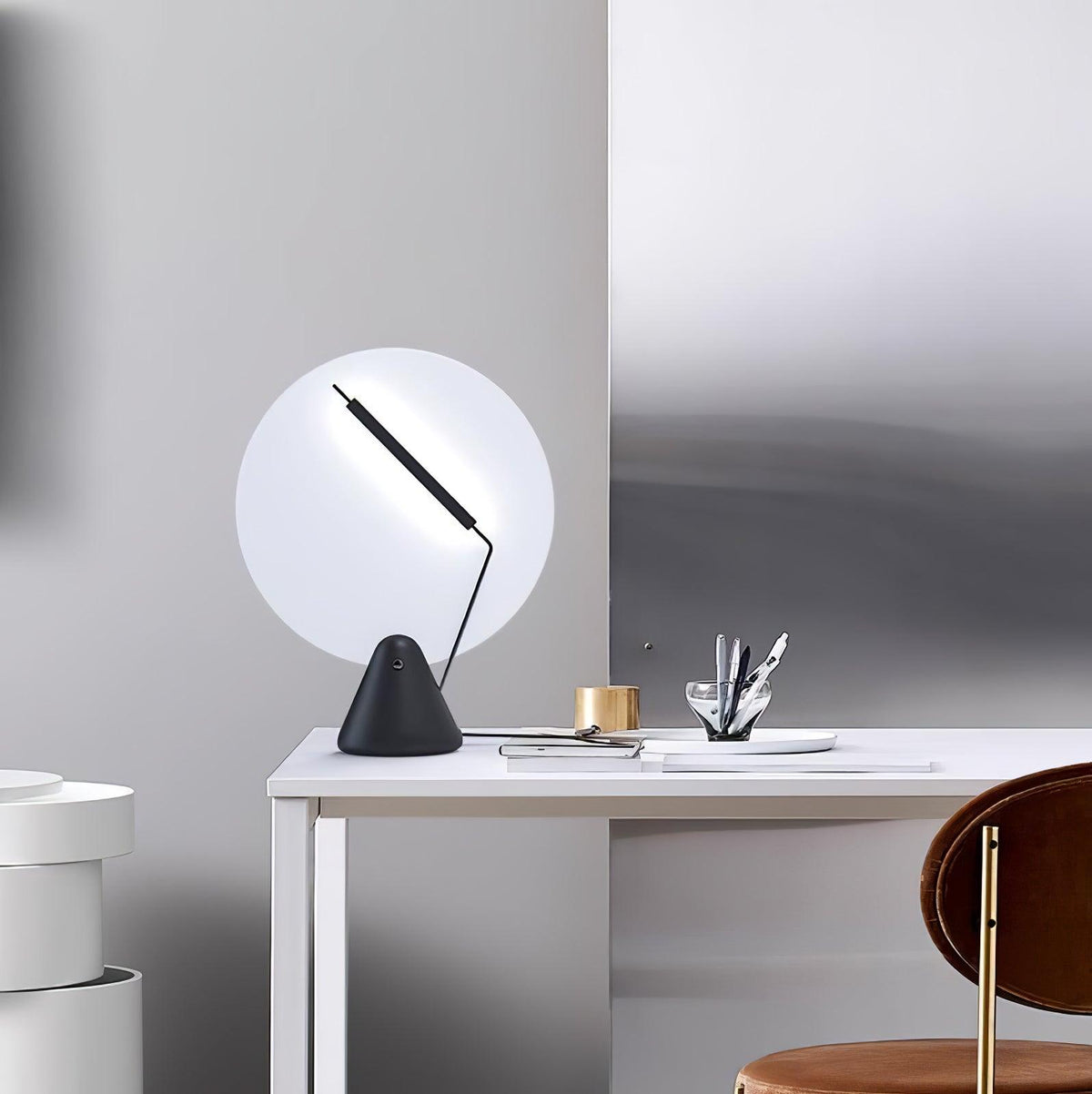 Record Table Lamp by Tavilume - acrylic medium table lamp, view 2
