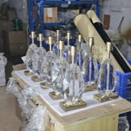 Regal Table Lamp by Tavilume - crystal medium table lamp, view 17
