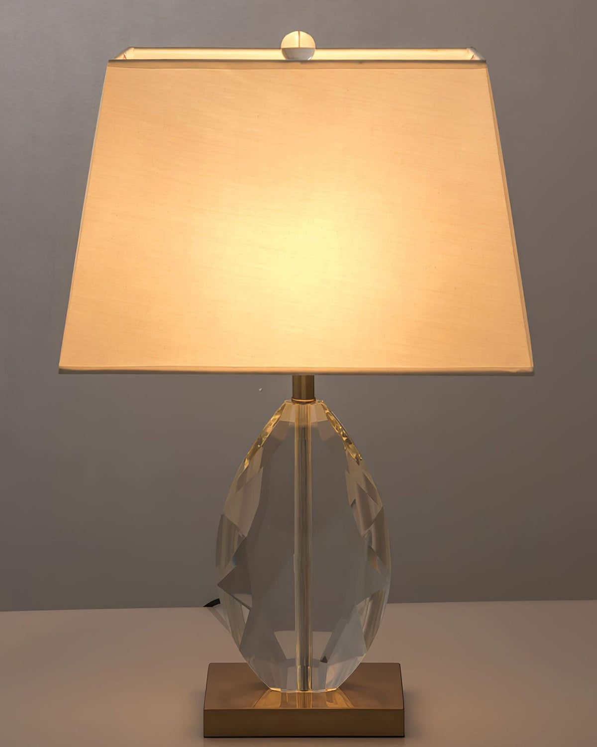 Regal Table Lamp by Tavilume - crystal medium table lamp, view 3