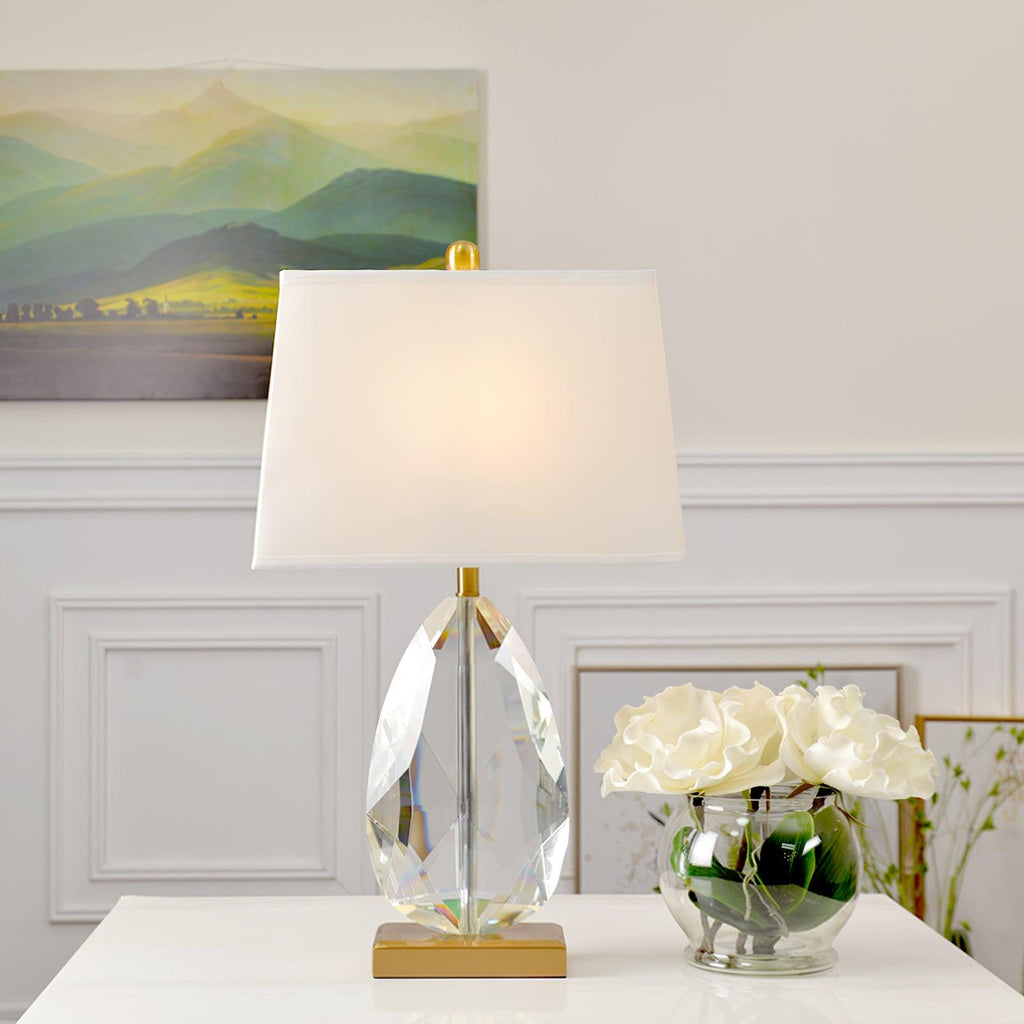Regal Table Lamp by Tavilume - crystal medium table lamp, view 5