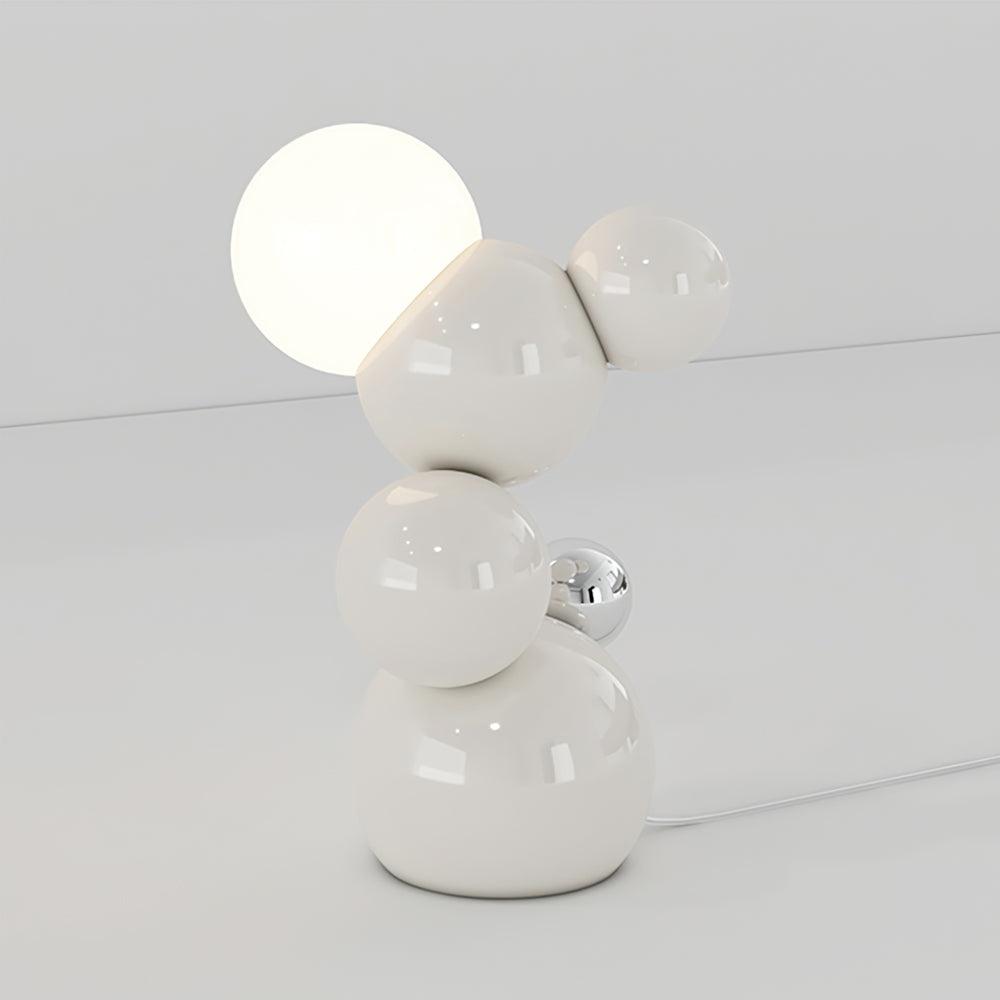 Regina Table Lamp by Tavilume - iron medium table lamp, view 3