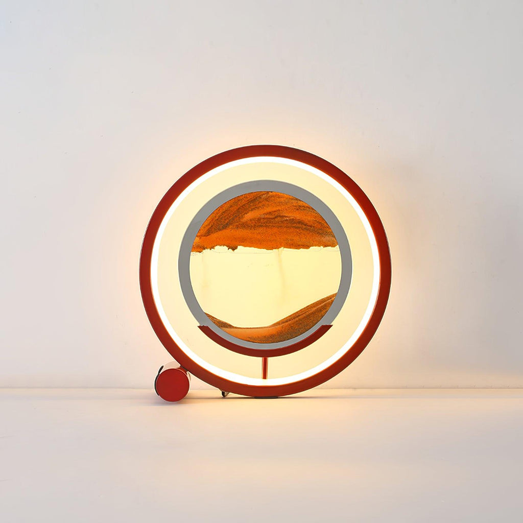 Relaxing Sand LED Table Lamp by Tavilume - glass small table lamp, view 5