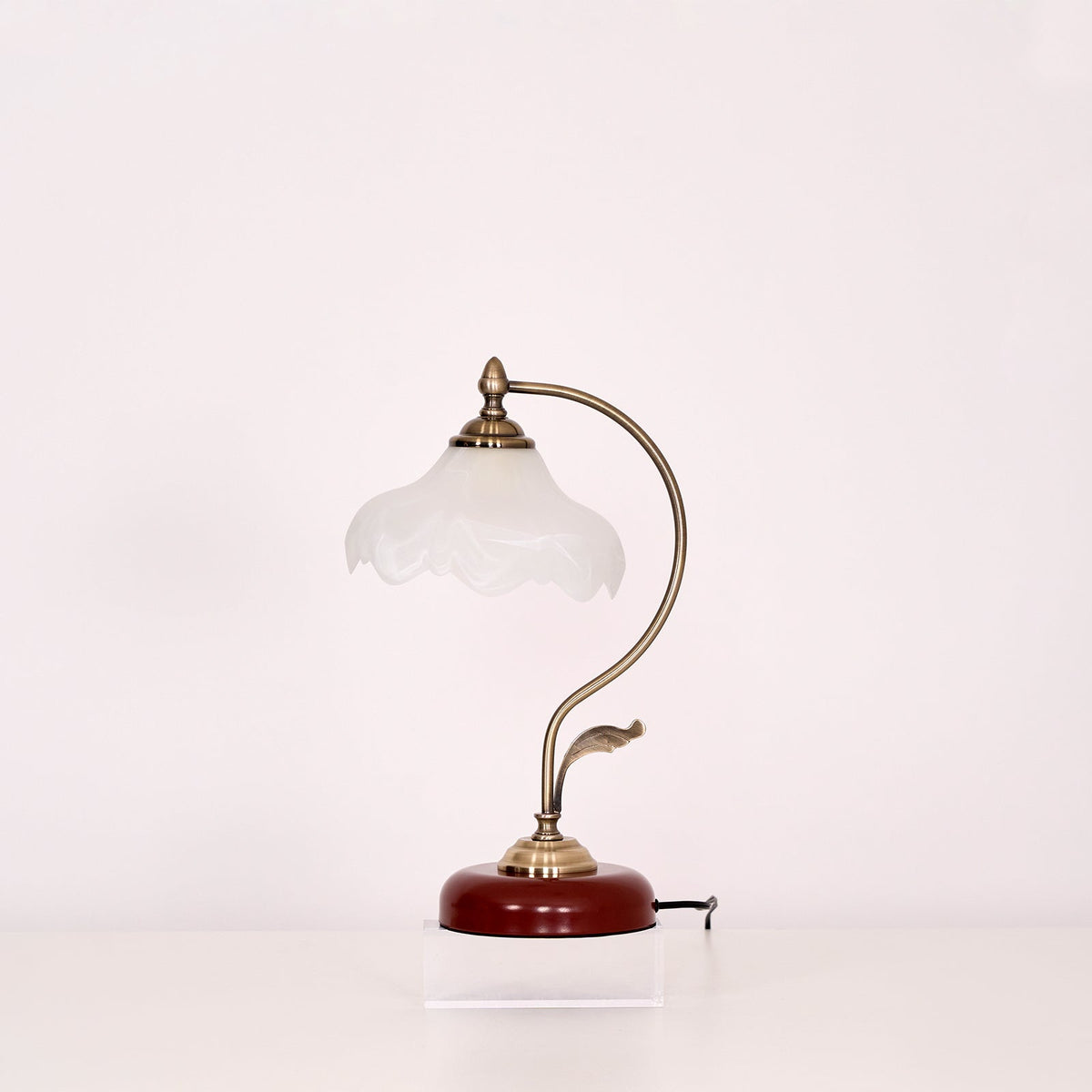 Retro Flower Table Lamp by Tavilume - glass medium table lamp, view 22