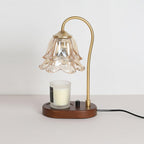 Glass Romantic Warmer Lamp by Tavilume - glass small table lamp, view 2