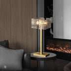 Roosevelt Table Lamp by Tavilume - glass medium table lamp, view 5