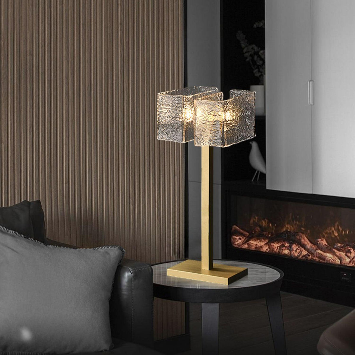 Roosevelt Table Lamp by Tavilume - glass medium table lamp, view 5
