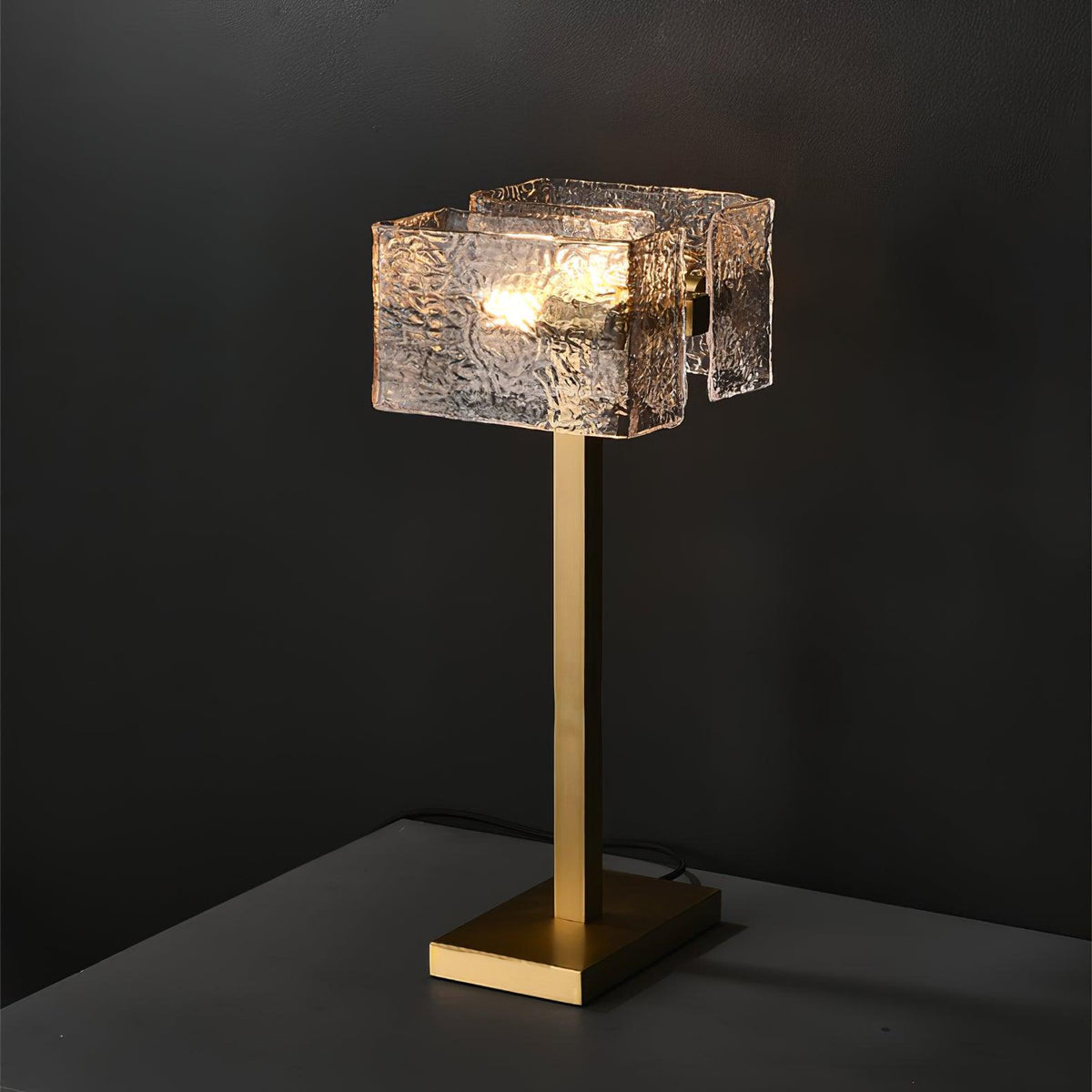 Roosevelt Table Lamp by Tavilume - glass medium table lamp, view 11