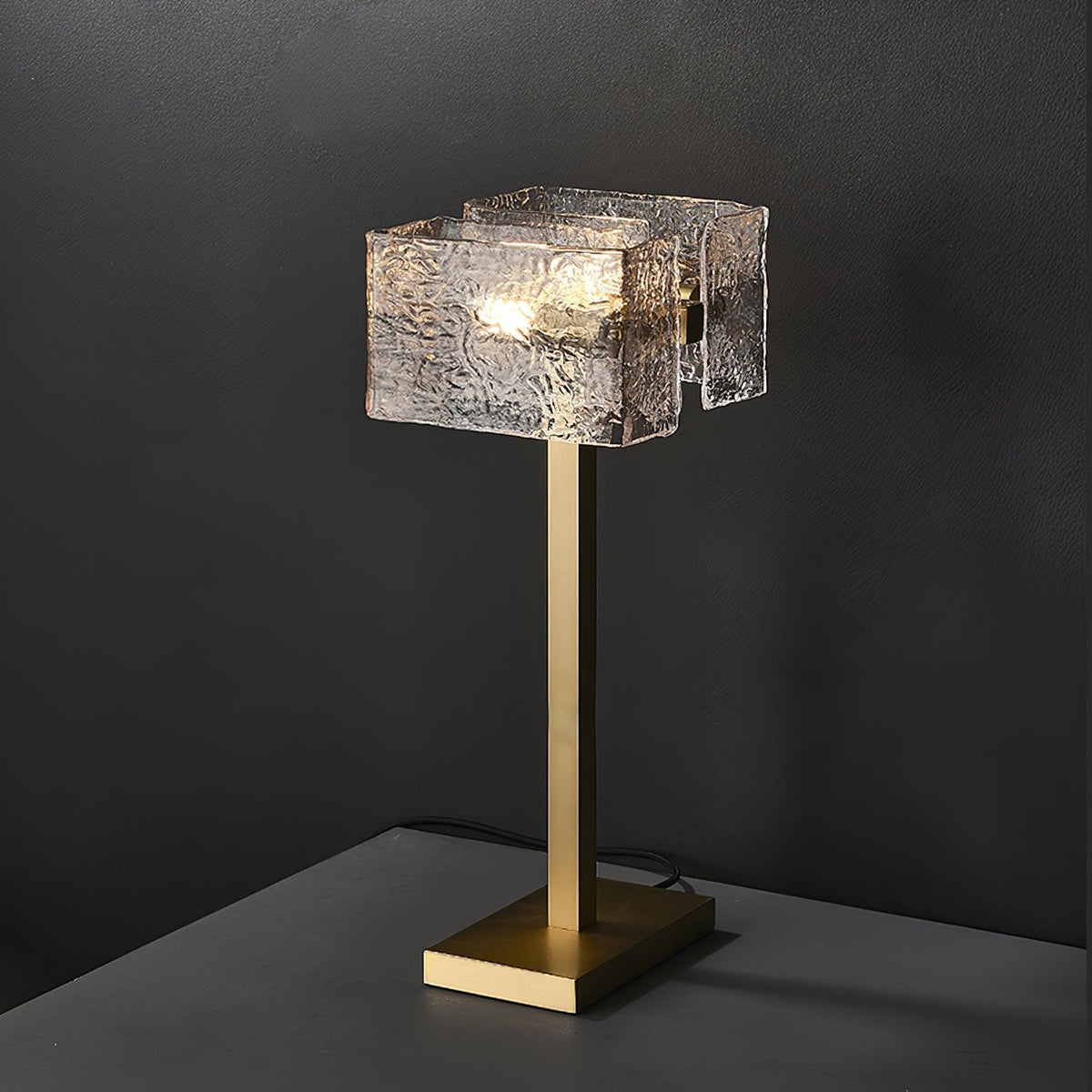 Roosevelt Table Lamp by Tavilume - glass medium table lamp, view 13
