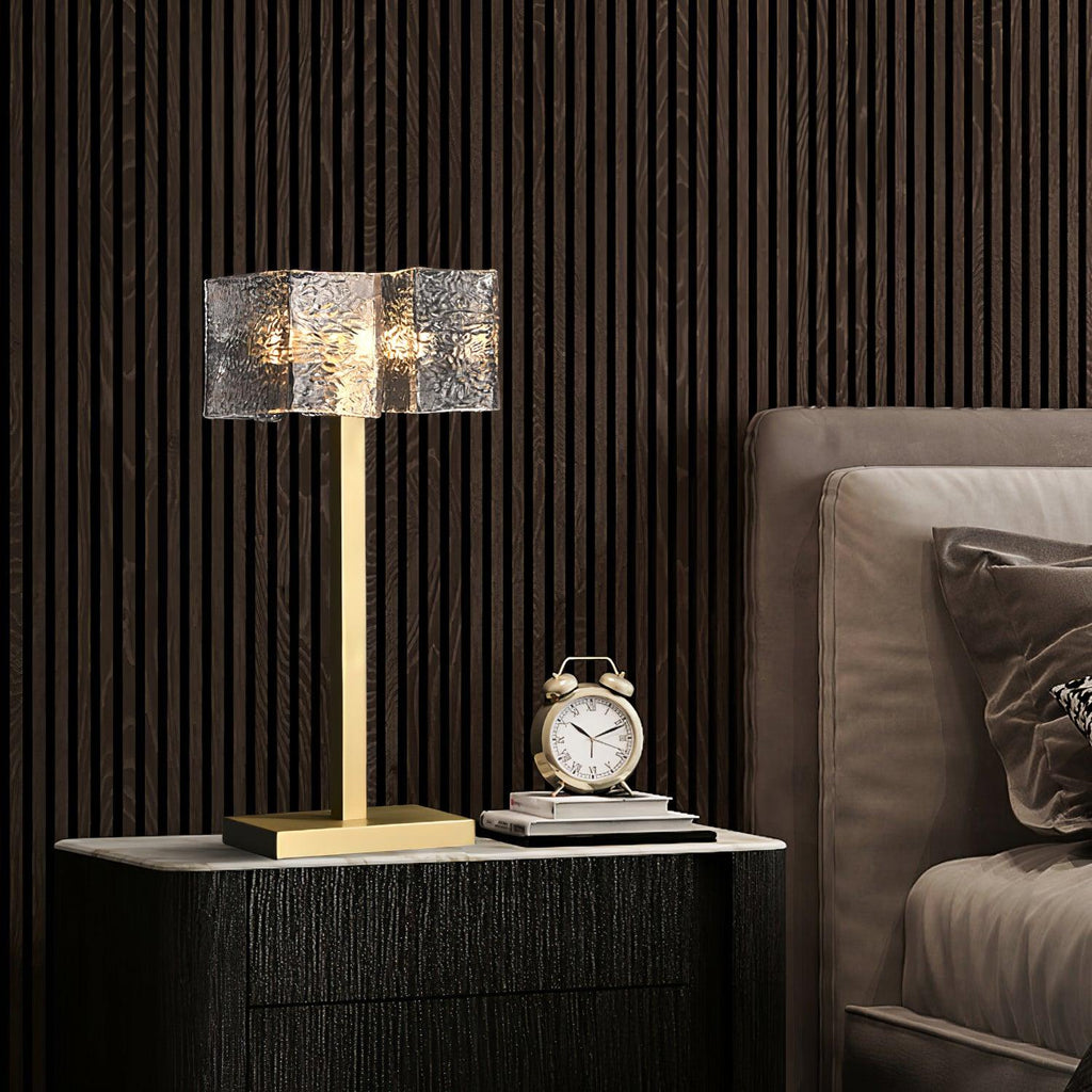 Roosevelt Table Lamp by Tavilume - glass medium table lamp, view 15