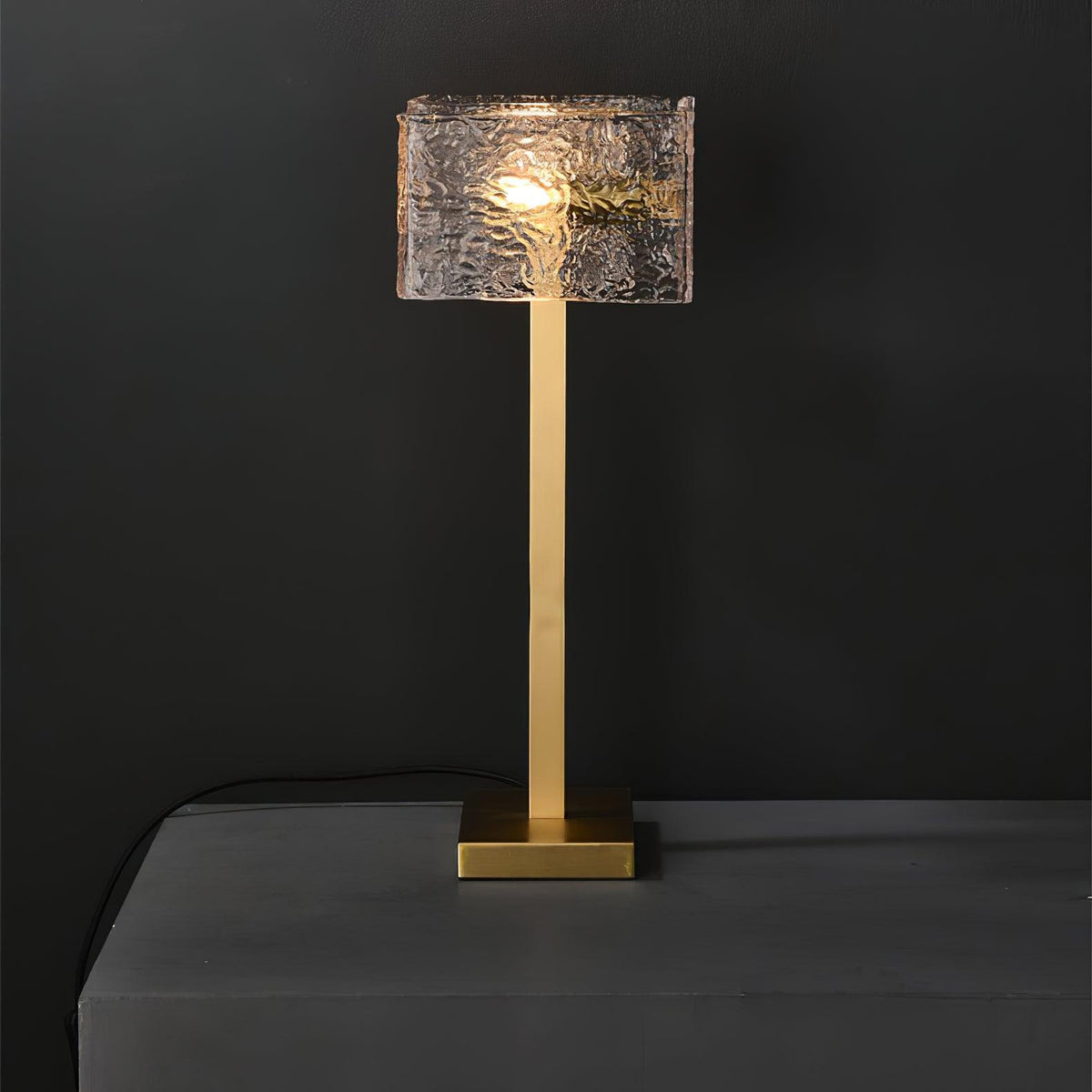 Roosevelt Table Lamp by Tavilume - glass medium table lamp, view 17