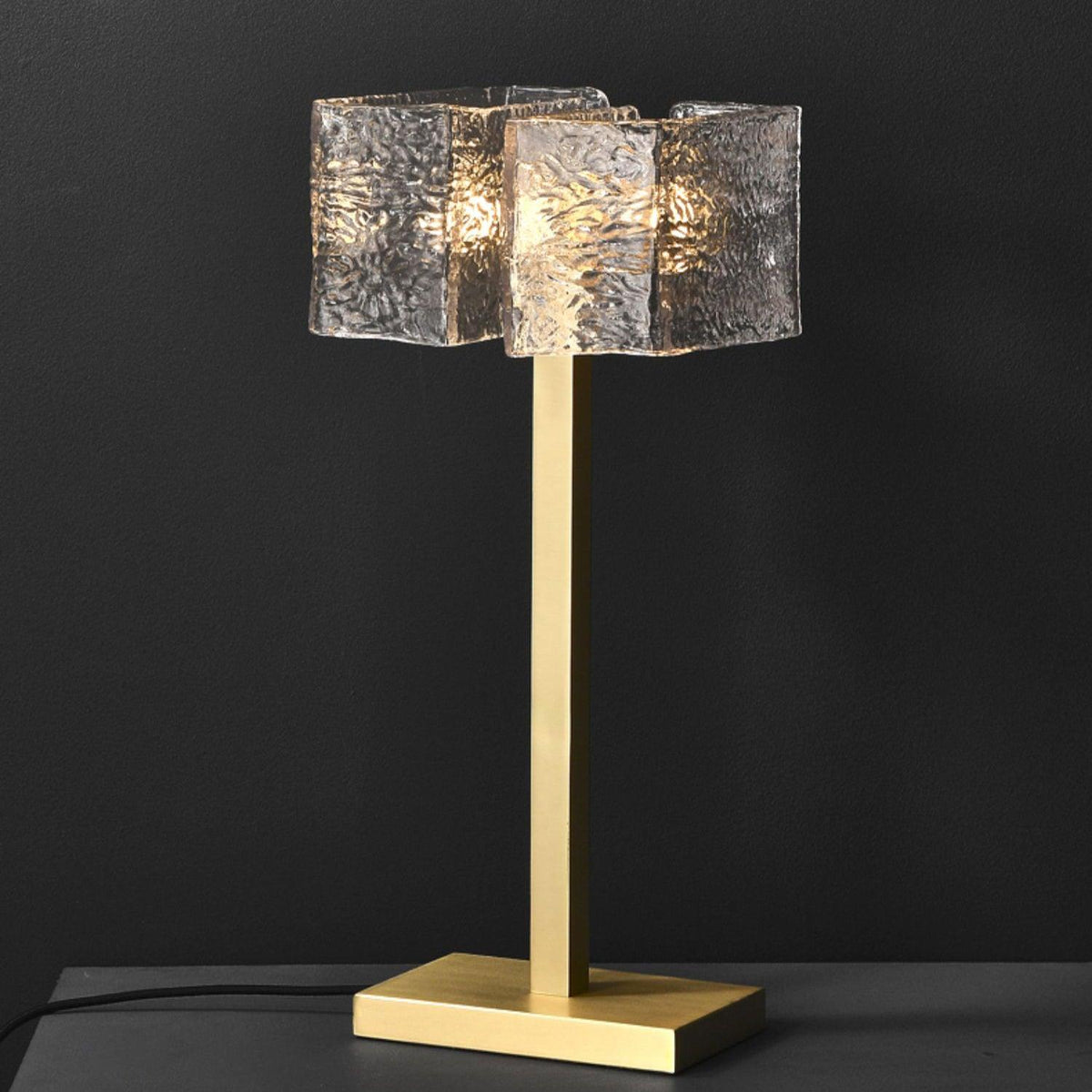 Roosevelt Table Lamp by Tavilume - glass medium table lamp, view 20
