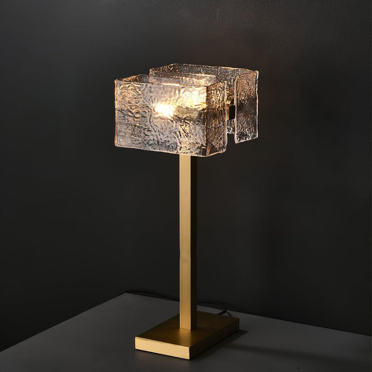 Roosevelt Table Lamp by Tavilume - glass medium table lamp, view 2