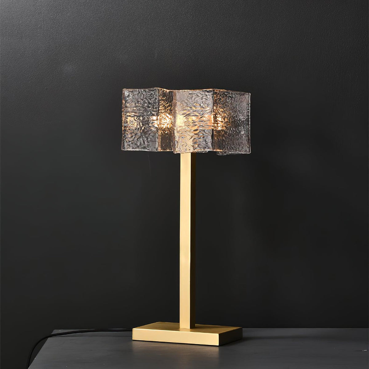 Roosevelt Table Lamp by Tavilume - glass medium table lamp, view 3