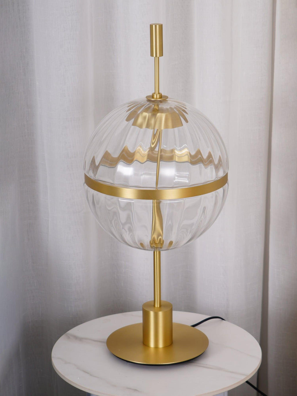 Sebastian Accent Table Lamp by Tavilume - glass large table lamp, view 5