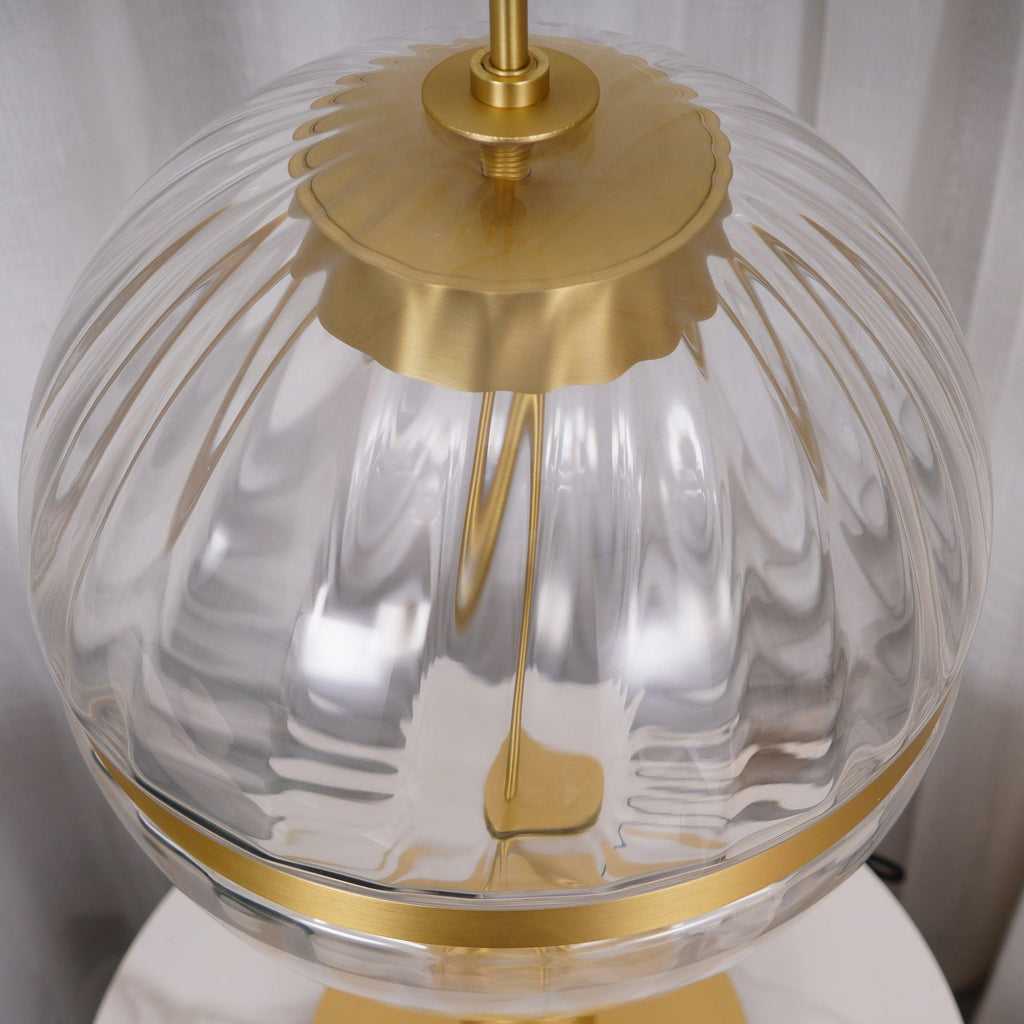 Sebastian Accent Table Lamp by Tavilume - glass large table lamp, view 9