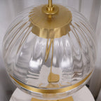 Sebastian Accent Table Lamp by Tavilume - glass large table lamp, view 9