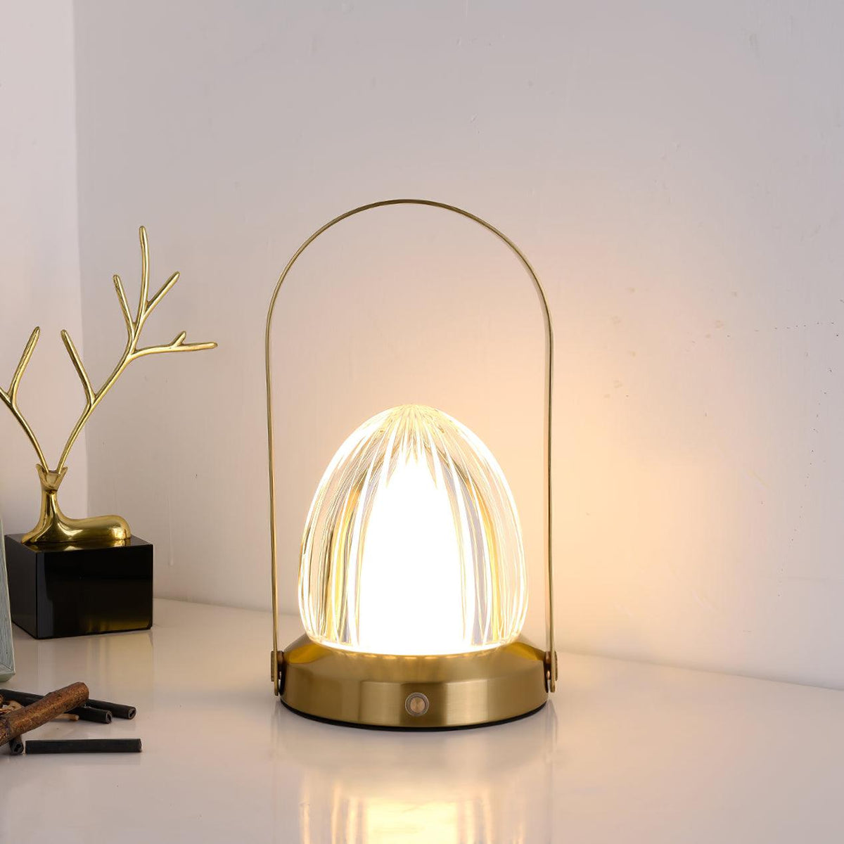 Seine USB-Powered Table Lamp by Tavilume - acrylic small table lamp, view 7