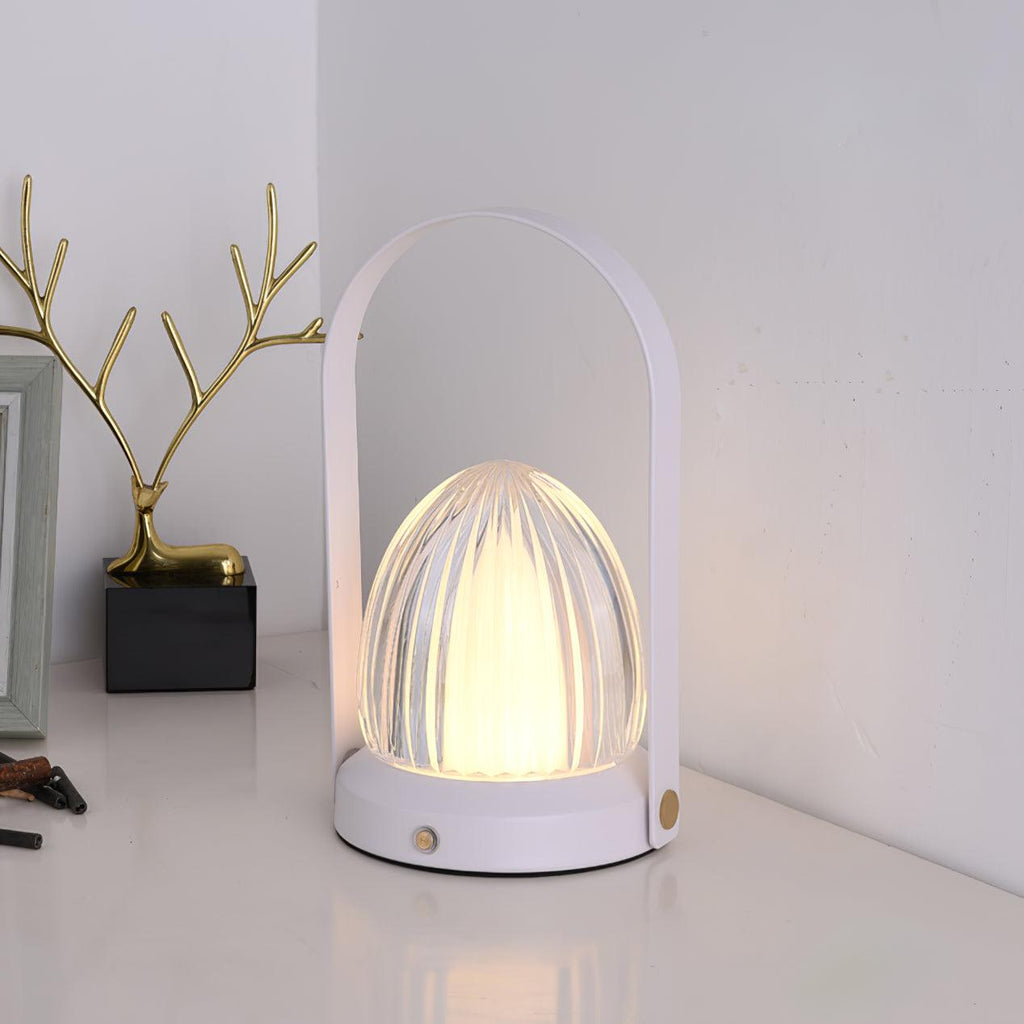 Seine USB-Powered Table Lamp by Tavilume - acrylic small table lamp, view 6