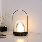 Seine USB-Powered Table Lamp by Tavilume - acrylic small table lamp, view 1