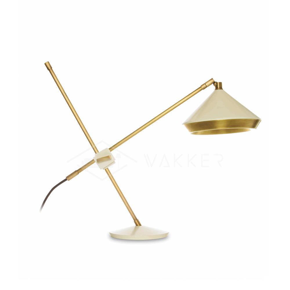 Shear Table Lamp by Tavilume - copper medium table lamp, view 1
