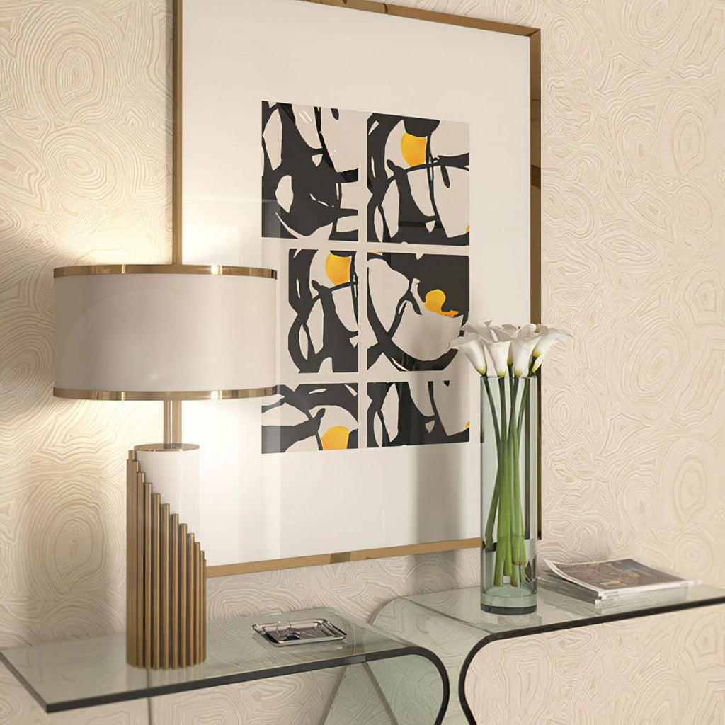 Streamline Table Lamp by Tavilume - marble large table lamp, view 4