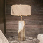 Streamline Table Lamp by Tavilume - marble large table lamp, view 2