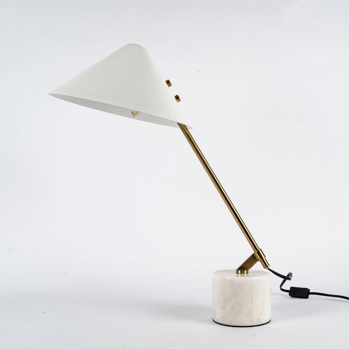 Small Hat Table Lamp by Tavilume - iron medium table lamp, view 2