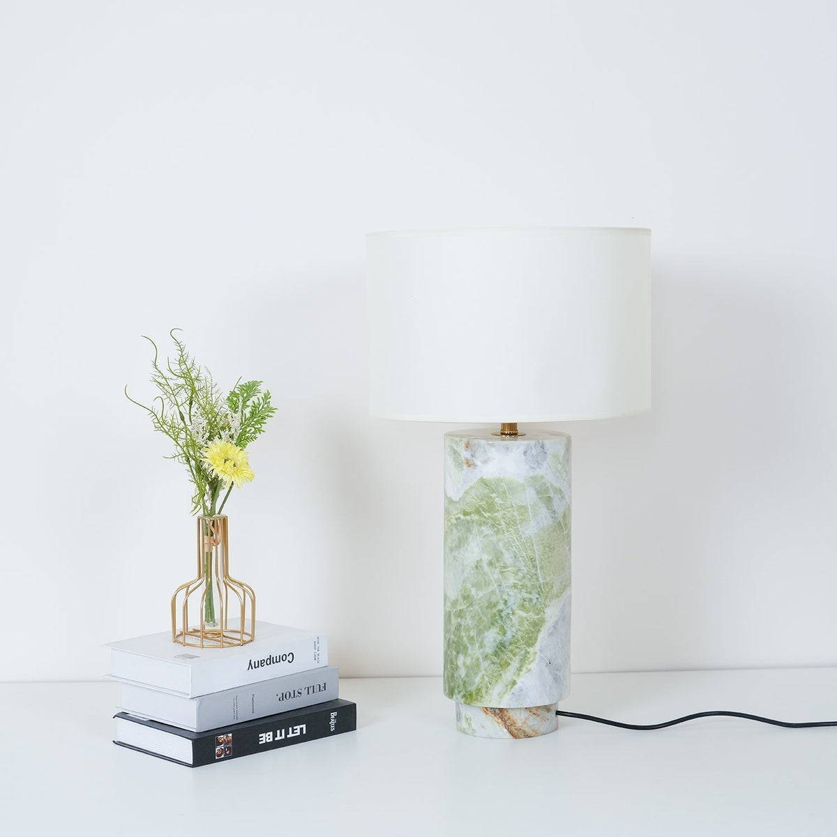 Terra Accent Table Lamp by Tavilume - marble medium table lamp, view 15