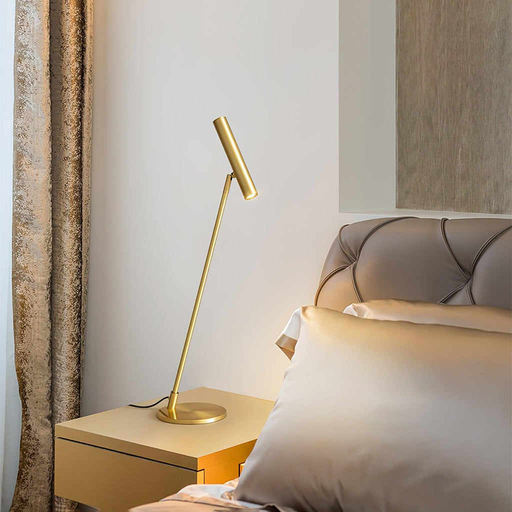 Tom LED Table Lamp by Tavilume - brass large table lamp, view 2