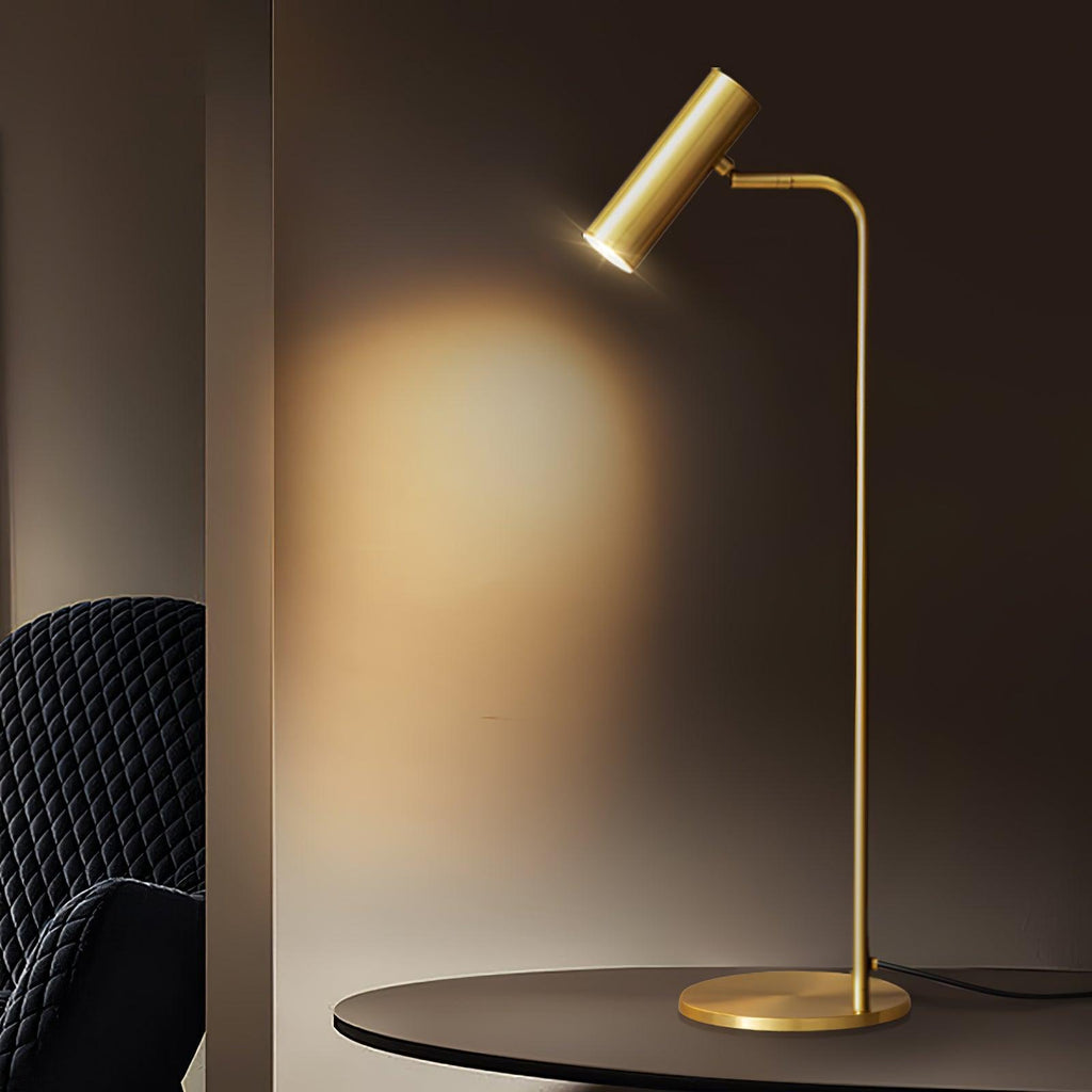 Torris Table Lamp by Tavilume - brass medium table lamp, view 3