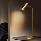 Torris Table Lamp by Tavilume - brass medium table lamp, view 3
