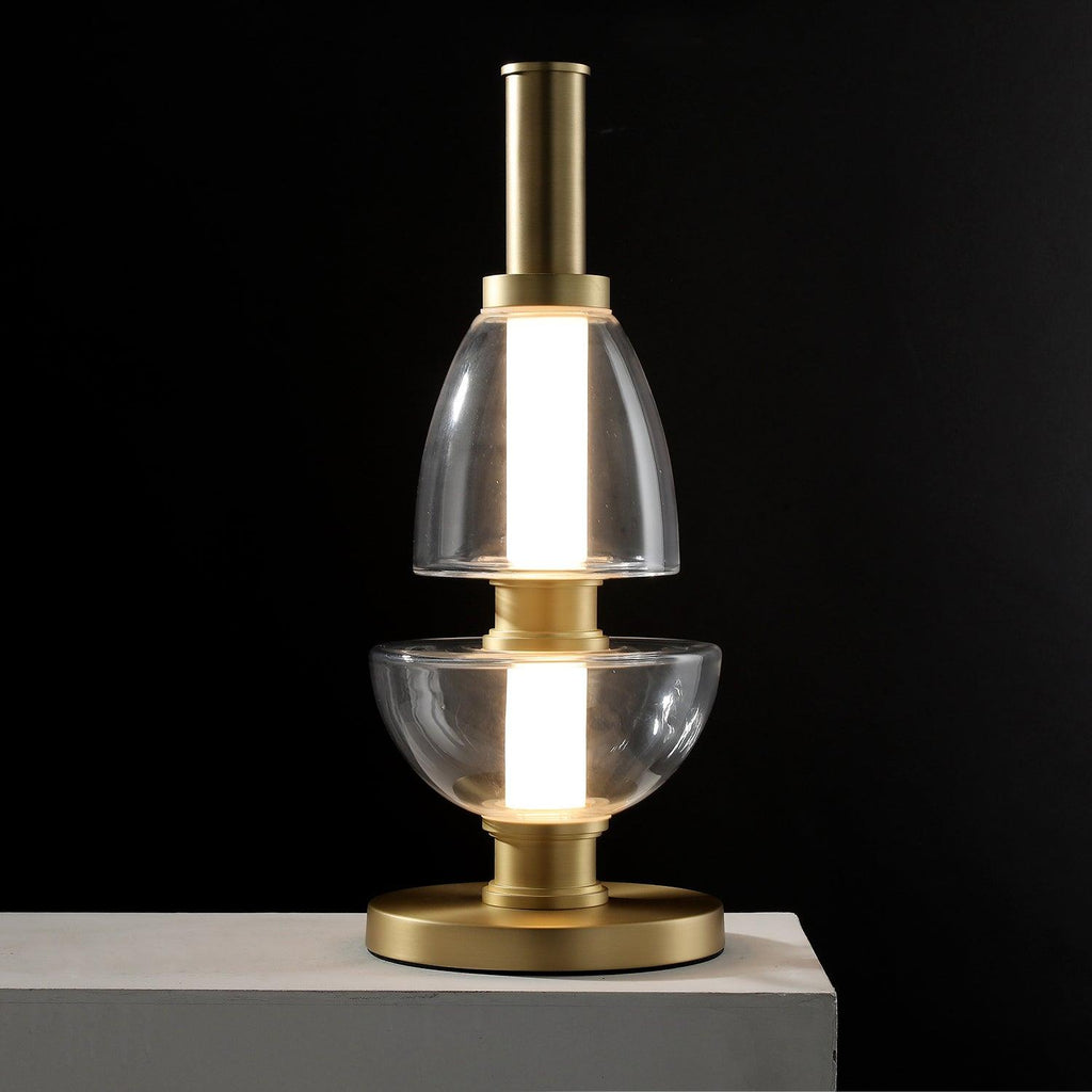 Symbol Table Lamp by Tavilume - glass medium table lamp, view 3