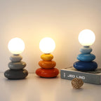 Triple Gourd Table Lamp by Tavilume - glass small table lamp, view 3