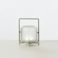 Steel Twilight Lantern Table Lamp by Tavilume - glass small table lamp, view 17