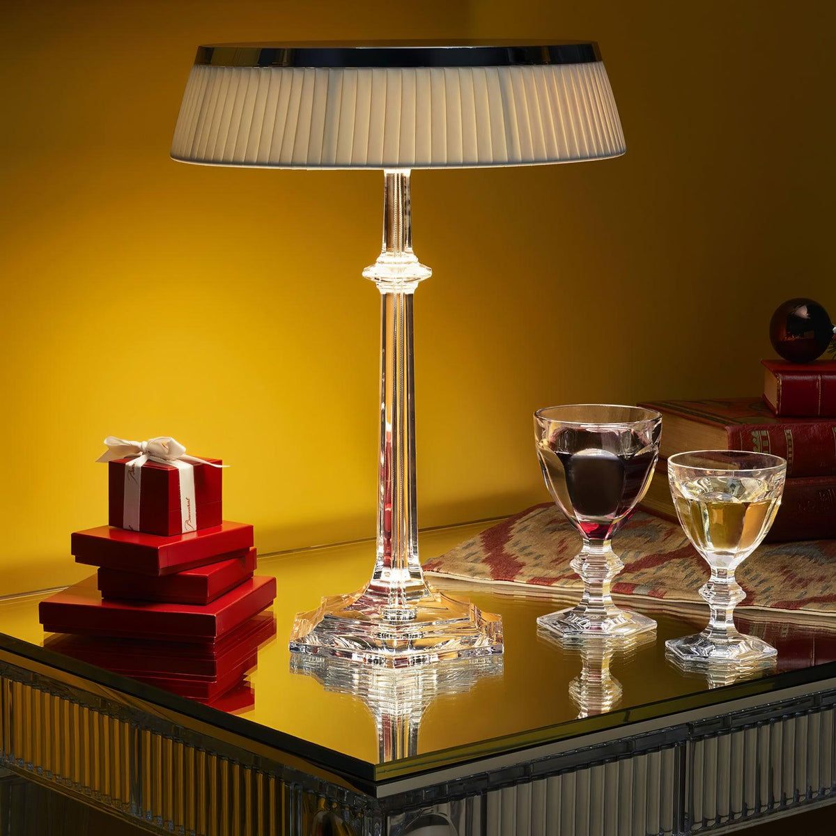 Versailles Table Lamp by Tavilume - glass small table lamp, view 7